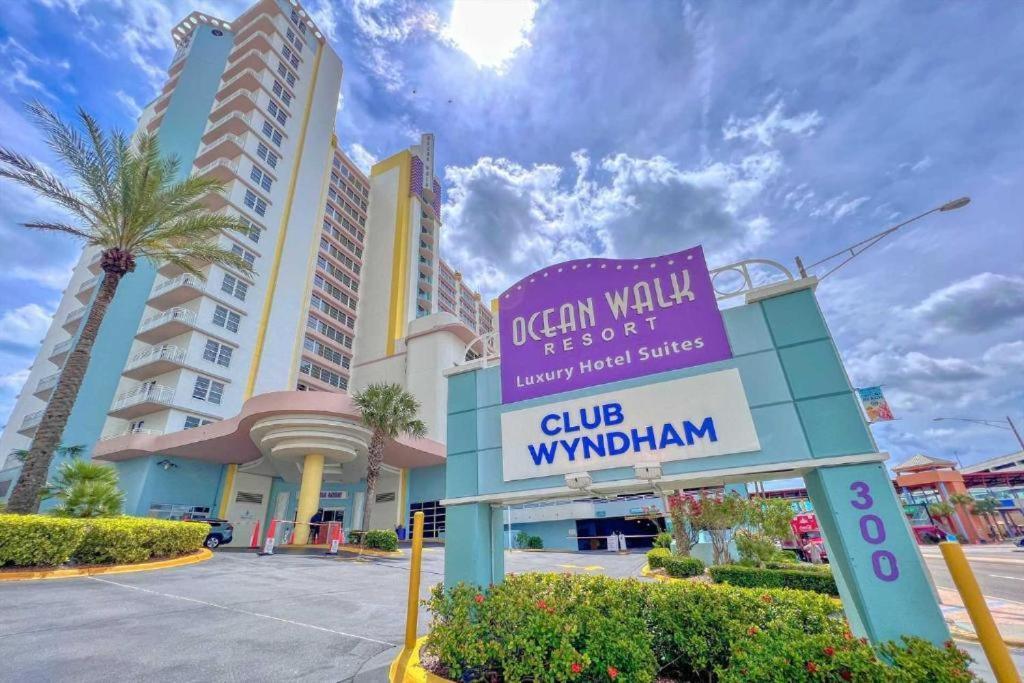 1 Bedroom Direct Oceanfront Condo Wyndham Ocean Walk Resort - Daytona Funland 703 Daytona Beach Bagian luar foto